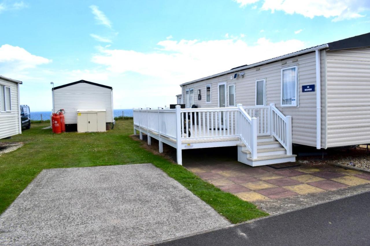 New Sea View Platinum Caravan With Huge Decking นิวคาสเซิล อะพอน ไทน์ ภายนอก รูปภาพ